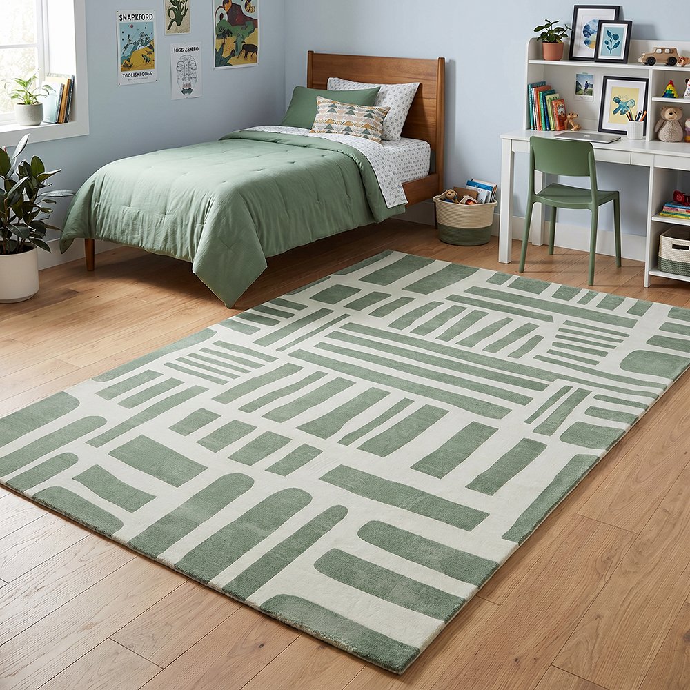 Cushy Rug - Wila Green
