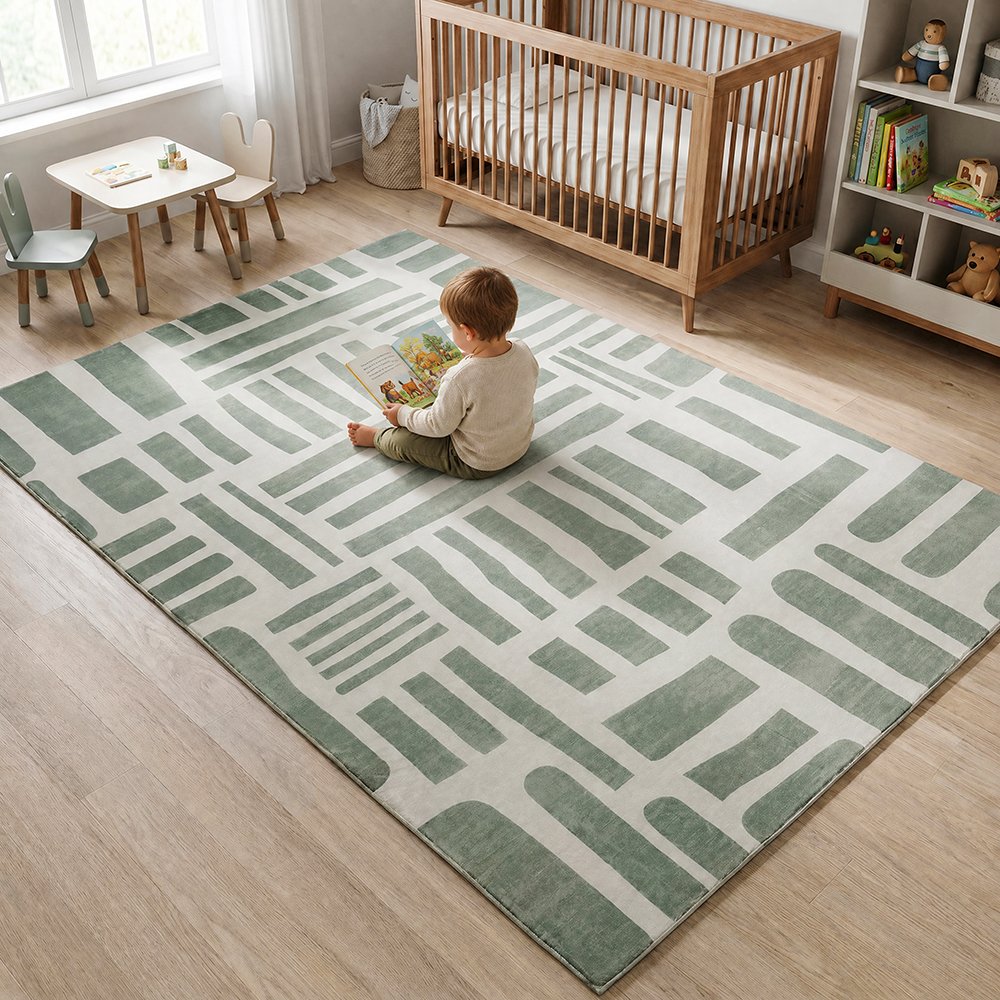 Cushy Rug - Wila Green