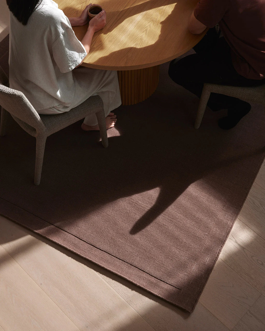 Weave Home Cassio Rug - Mulberry