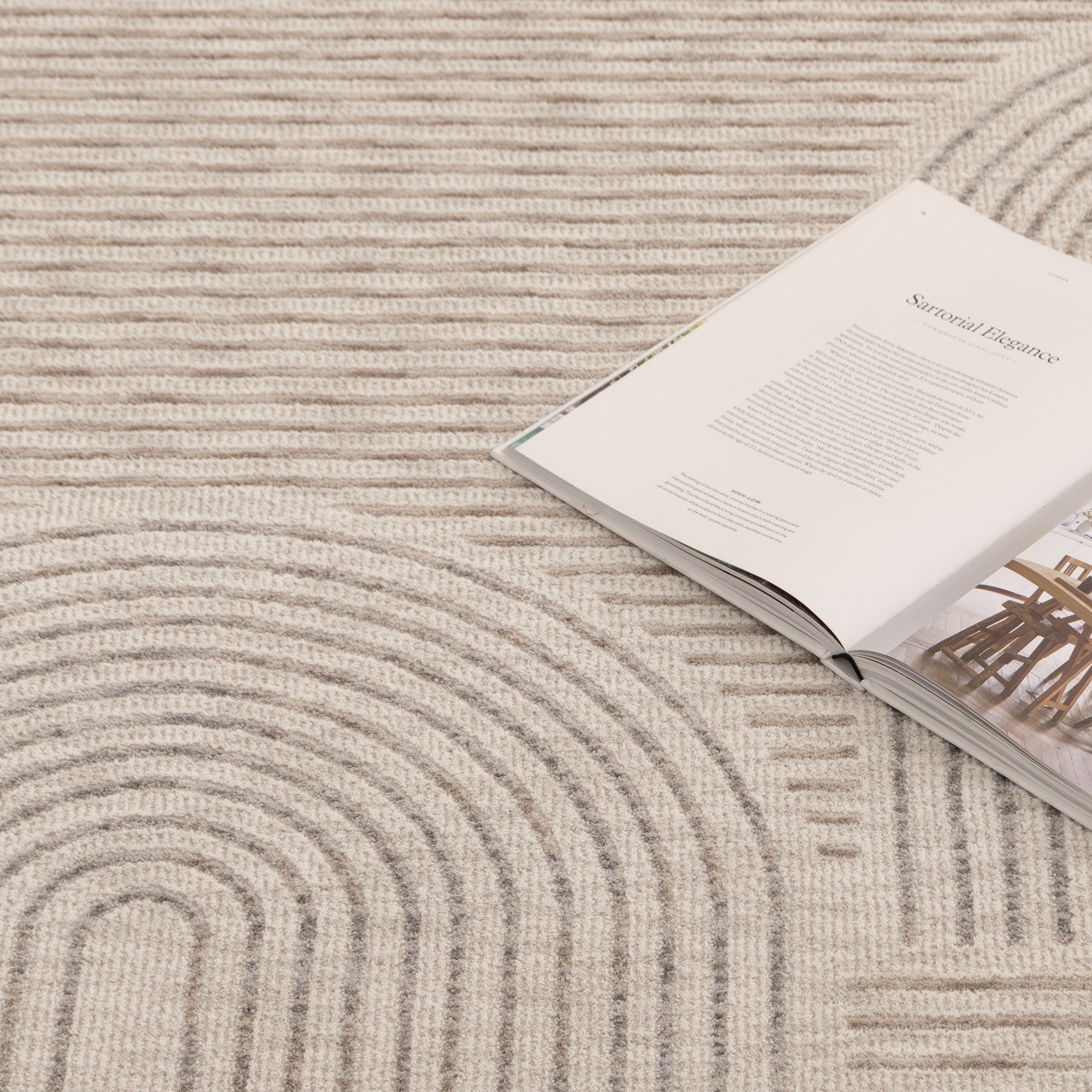 Solenne Neutral Arches Rug