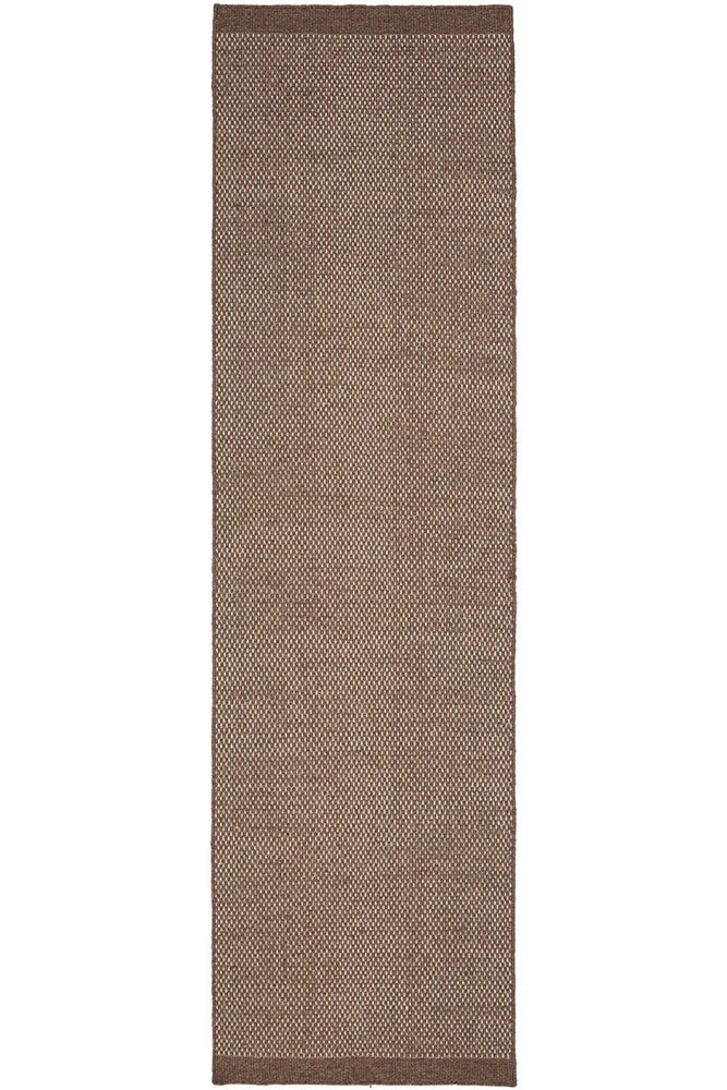 Steph and Gian Bark Wool/Cotton Rug - Walnut
