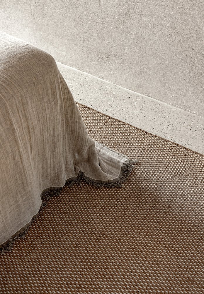 Steph and Gian Bark Wool/Cotton Rug - Walnut