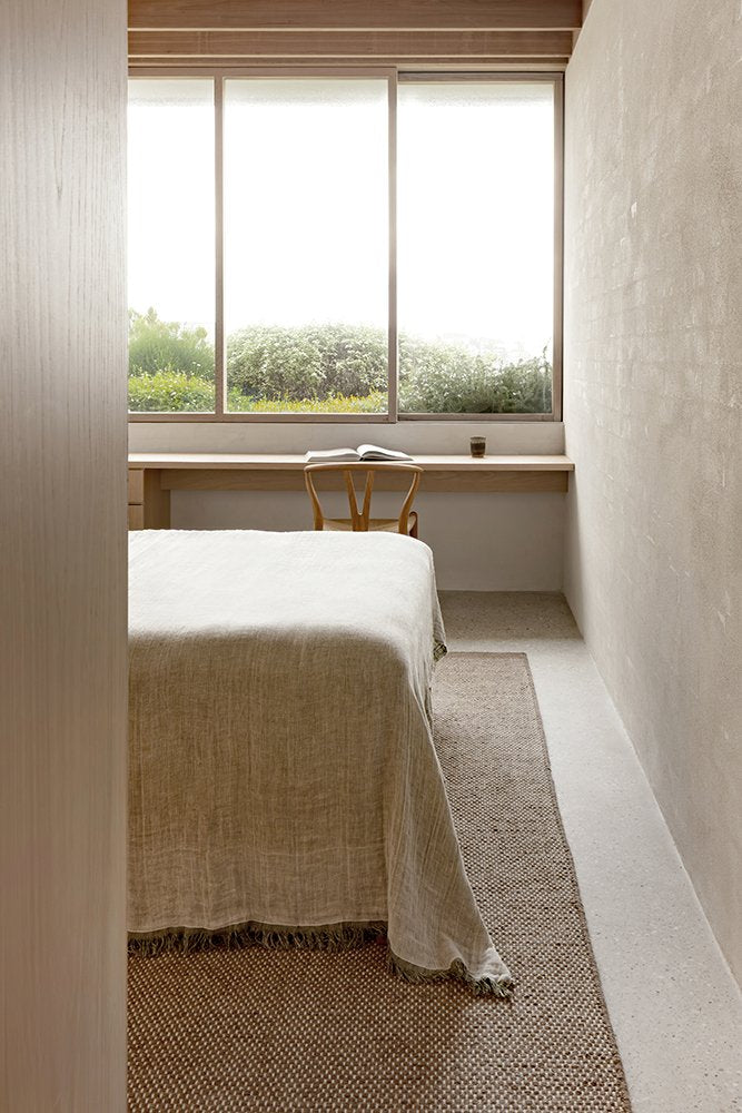 Steph and Gian Bark Wool/Cotton Rug - Walnut