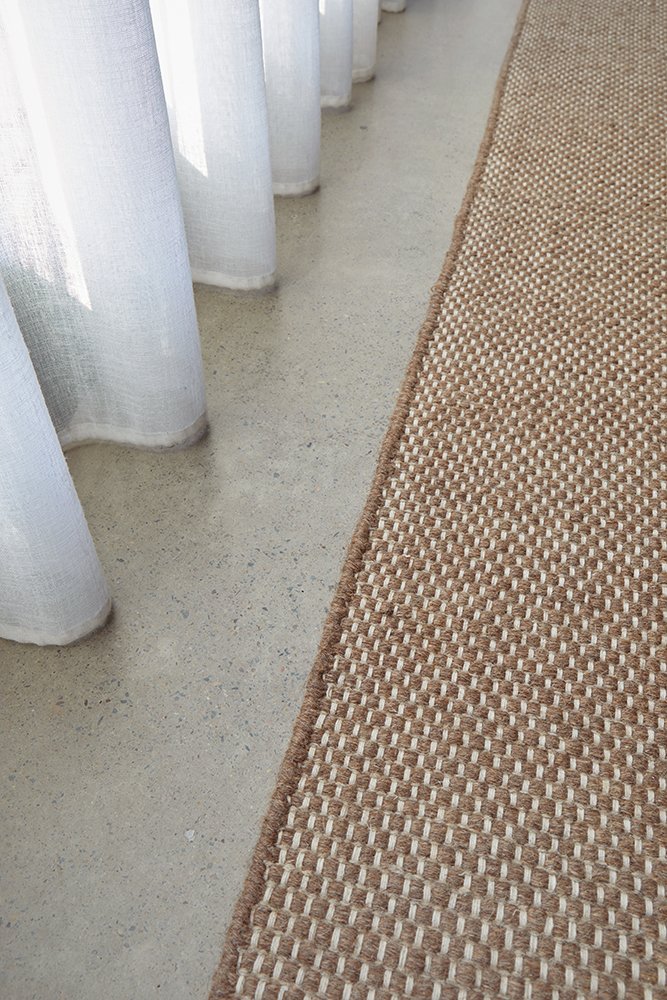 Steph and Gian Bark Wool/Cotton Rug - Walnut