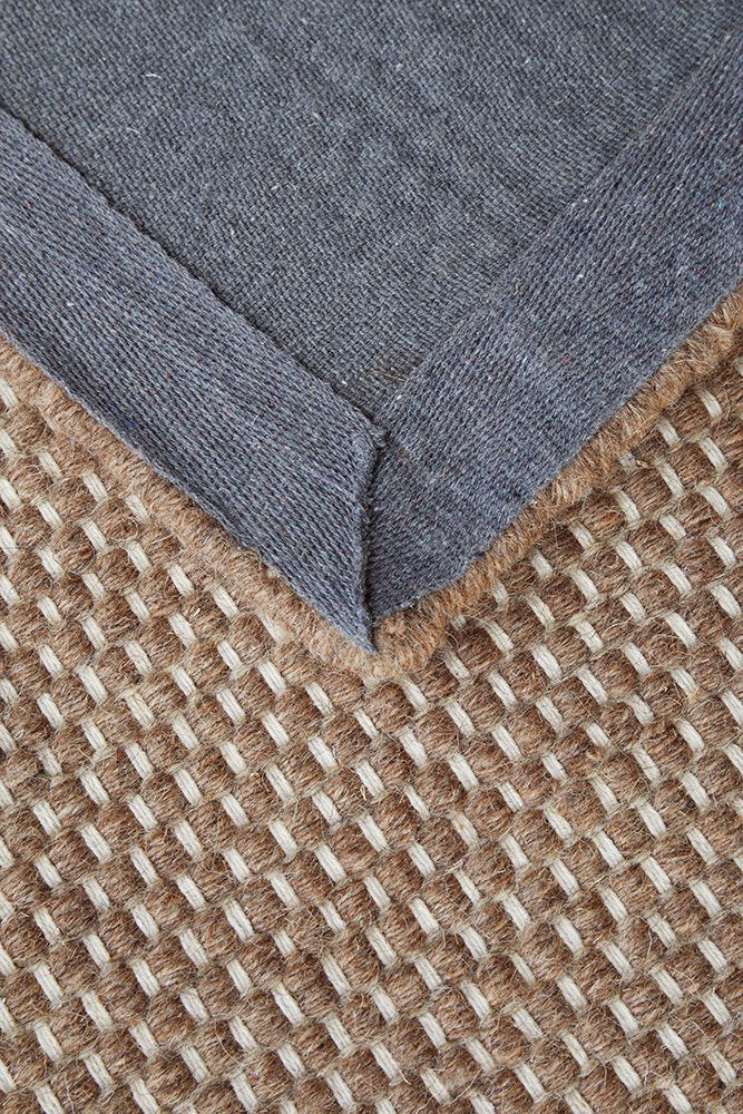 Steph and Gian Bark Wool/Cotton Rug - Walnut