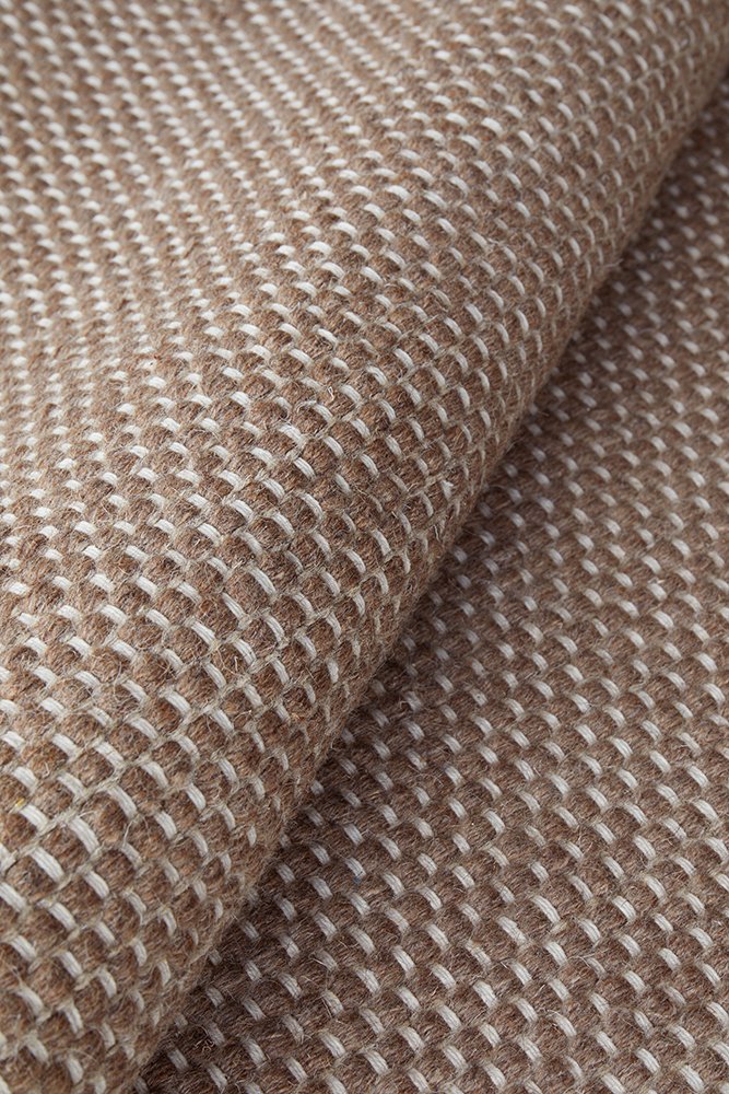 Steph and Gian Bark Wool/Cotton Rug - Walnut