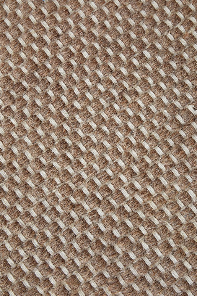 Steph and Gian Bark Wool/Cotton Rug - Walnut