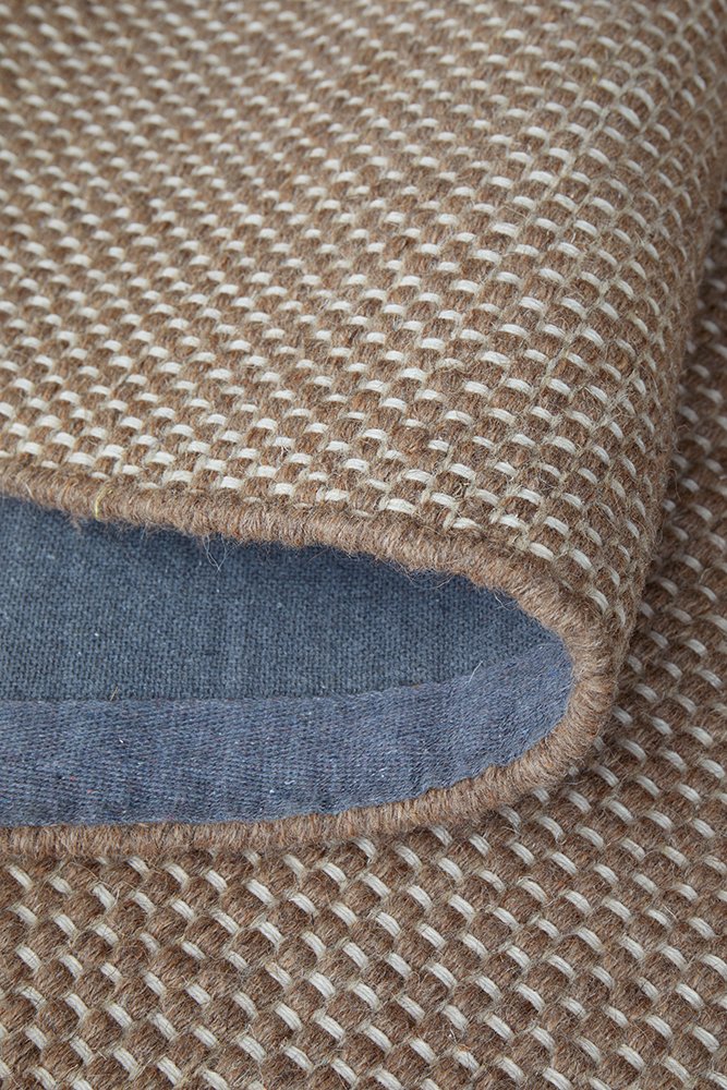 Steph and Gian Bark Wool/Cotton Rug - Walnut