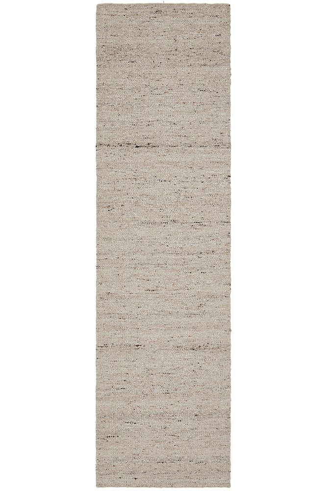 Steph and Gian Elm Wool Rug - Pepper