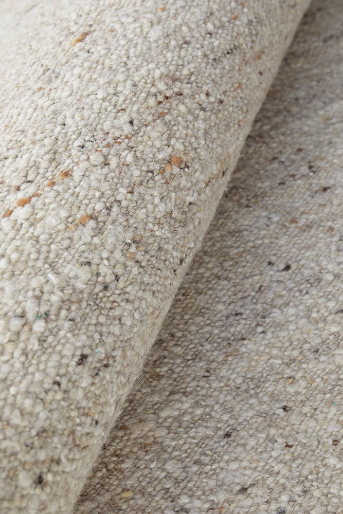 Steph and Gian Elm Wool Rug - Pepper
