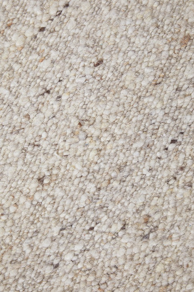 Steph and Gian Elm Wool Rug - Pepper