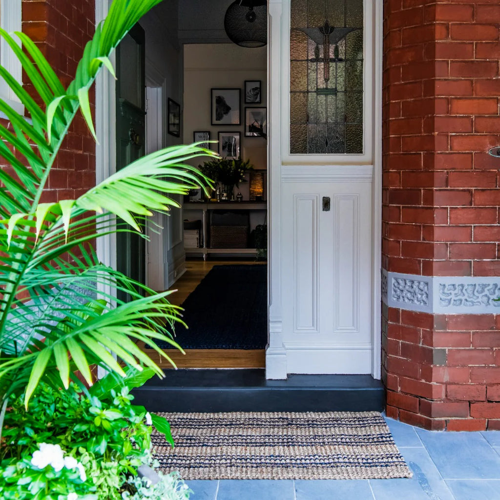 Smith Stripe Jute Doormat