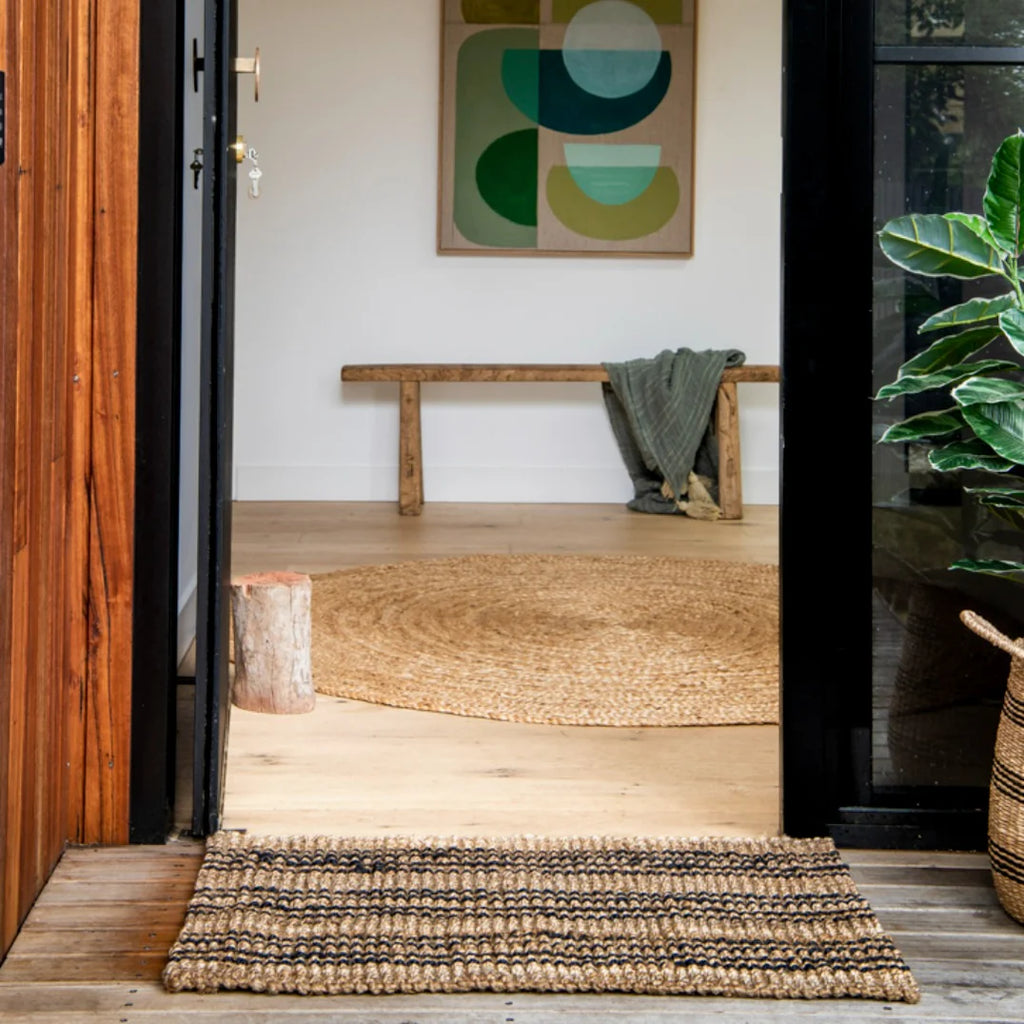 Smith Stripe Jute Doormat